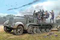 Trumpeter 1/35 2 cm Flakvierling 38 Selbstfahrlafette (Sd.Kfz.7/1 early version)