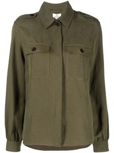 Woolrich chemise cintrée à boutonnière - Vert