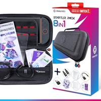 Oniverse 8-in-1 Starter Kit voor Switch 2 - Draagtas, Schermbeschermer compatibel met Nintendo Switch 2, USB-C Kabel en Adapter, Audio Splitter, Reinigingskit, Accessoires voor Switch