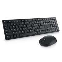 Dell Pro Draadloos Toetsenbord en Muis KM5221W – Stille Typen, Ergonomisch, USB, 12 Programmeerbare Toetsen, Instelbare DPI, Lange Batterijduur, Zwart
