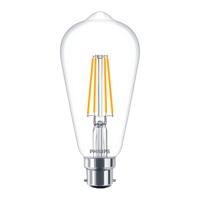 Philips Classic LEDbulb B22 ST64 7W 827 Helder | Extra Warm Wit - Vervangt 60W