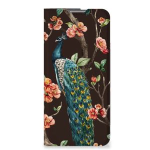 OPPO Find X5 Pro Hoesje maken Pauw met Bloemen