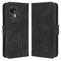 Cardholder Series Xiaomi 12T/12T Pro Portemonnee Hoesje - Zwart