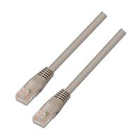 AISENS A135-0269 netwerkkabel, RJ45, LSZH, halogeenvrij, 10/100/1000 MBit/s, switch/router/modem/patchpaneel/toegangspunt/patchvelden, grijs
