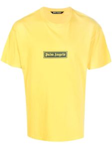 Palm Angels t-shirt en coton à logo imprimé - Jaune