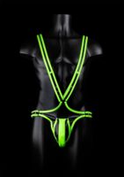 Full Body Harness - GitD - Neon Green/Black - S/M - thumbnail