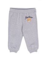 Moschino Kids pantalon de jogging Teddy Bear en coton - Gris