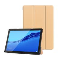 3-Vouw sleepcover hoes - Huawei MediaPad T5 10 - Goud