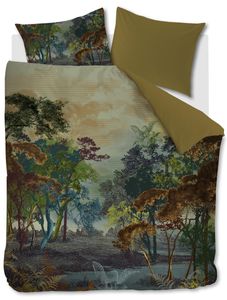 Kardol Forest Gate Dekbedovertrek Olijfgroen 260 x 200/220 cm + 2x 60 x 70 cm