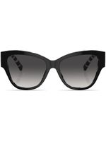 Dolce & Gabbana Eyewear lunettes de soleil à monture papillon - Noir