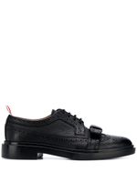 Thom Browne richelieus en cuir grainé à nœud - Noir - thumbnail