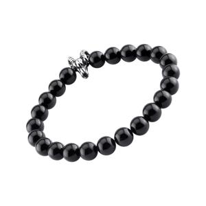 Natural Stone Bracelet Black Agate Armbanden