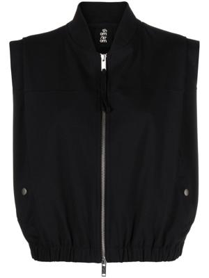 Thom Krom Cropped gilet - Zwart
