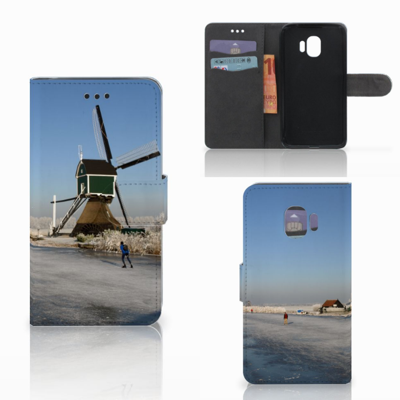 Samsung Galaxy J2 Pro 2018 Flip Cover Schaatsers