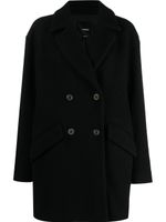 PINKO manteau à boutonnière croisée - Noir