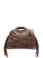 Maje sac cabas Miss M en cuir - Marron