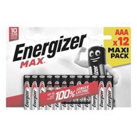 Energizer Max Micro (AAA) batterij alkaline mangaan 1,5 V 12 st.