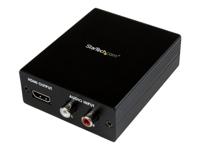 .com Component  VGA-video en audio-naar-HDMI-converter - PC-naar-HDMI - 1920x1200 - Videoconverter - componentvideo, VGA - HDMI - zwart