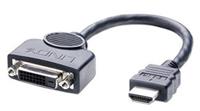 LINDY 41227 HDMI-stekker naar DVI-D bus adapterkabel 0,2 m zwart