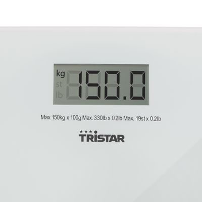 Tristar WG-2419 Digitale personenweegschaal Weegbereik (max.): 150 kg Wit