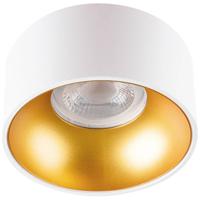 Kanlux 27576 Riti Plafondlamp GU10, Par 16 Goud (mat), Wit (mat) - thumbnail