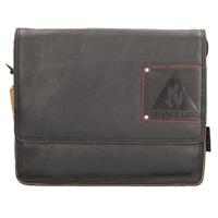 Orange Fire Schoudertas met Overslag Zwart