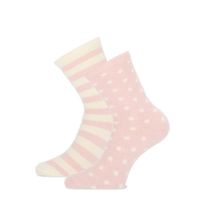 homesocks fluffy dots stripes