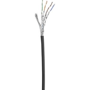 Renkforce RF-4737382 RJ45 Netwerkkabel, patchkabel CAT 6 S/FTP 10.00 m Zwart Snagless, Vergulde steekcontacten, Vlambestendig 1 stuk(s)