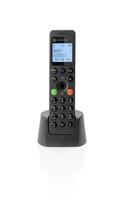 Motorola Voice - DOT201 digitale draadloze telefoon, handsfree luidsprekertelefoon, oproepblokkering, 100 contacten met naam en telefoonboek, zwart