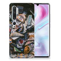 Xiaomi Mi Note 10 Pro Siliconen Hoesje met foto Badges