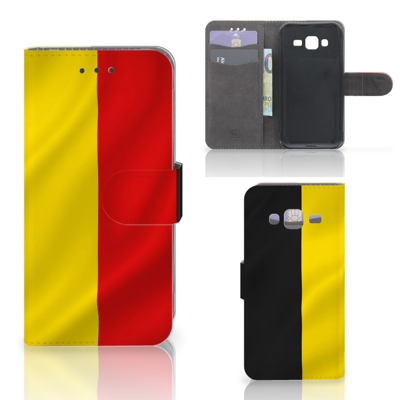 Samsung Galaxy J3 2016 Bookstyle Case Belgische Vlag