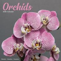 Orchids Calendar 2026 Square Flowers Wall Calendar - 16 Month