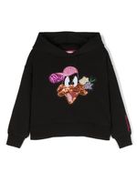 Monnalisa x Looney Tunes hoodie à sequins - Noir - thumbnail