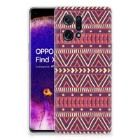 OPPO Find X5 TPU bumper Aztec Paars - thumbnail