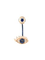 Delfina Delettrez boucle d'oreille "Eyes On Me Piercing" en or 18ct, saphir et diamants - Métallisé - thumbnail