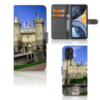 Motorola Moto G22 Flip Cover Kasteel - thumbnail