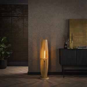 LifestyleFurn Vloerlamp Lori Mangohout - Massief mango naturel