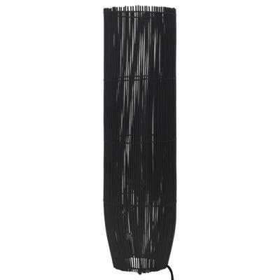 vidaXL Vloerlamp E27 52 cm wilgen zwart