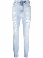 Dolce & Gabbana jean skinny Grace à effet usé - Bleu - thumbnail