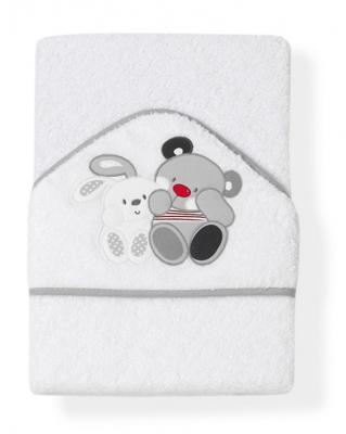 Interbaby badcape Vriendjes junior 100 cm katoen