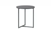 Valetta side table Alu 45 cm. Alu legs (H50)