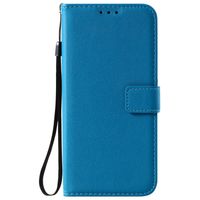 Samsung Galaxy S24 hoesje - Bookcase - Pasjeshouder - Portemonnee - Camerabescherming - Kunstleer - Blauw