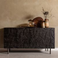 BePureHome Dressoir Counter 160cm - Zwart - thumbnail