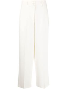 Alberto Biani pantalon de tailleur à coupe ample - Blanc