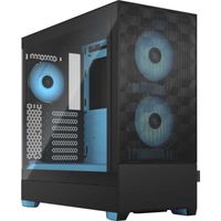 Pop Air RGB Cyan Core TG Clear Tint Tower behuizing - thumbnail