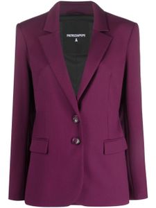 Patrizia Pepe blazer boutonné - Violet