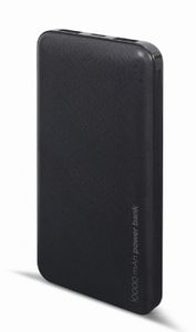 Gembird PB10-02 powerbank Lithium-Polymeer (LiPo) 10000 mAh Zwart