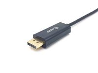 Equip 133426 video kabel adapter 1 m USB Type-C DisplayPort Grijs - thumbnail