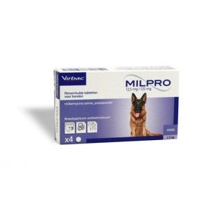 Virbac Milpro Grote hond 8 tabletten