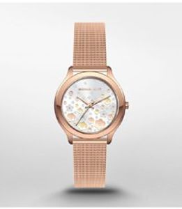 Horlogeband Michael Kors MK4384 Staal Rosé 16mm